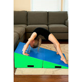 120x60x35cm Foldable Soft Incline Gymnastics Wedge Mat for Yoga & Balance Training - Close-Up Angle