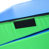 120x60x35cm Foldable Soft Incline Gymnastics Mat Wedge Yoga Gym Balance Training - Rear View