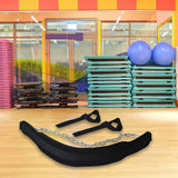 Weight Lifting Belt Gym Back Pull Up Chain Dipping Dip Body Building Training - Front View
