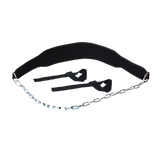 Weight Lifting Belt Gym Back Pull Up Chain Dipping Dip Body Building Training - Rear View