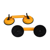 2x 100kg Aluminum Alloy Double Locking Suction Cup Glazer Glass Sucker Lifter - Rear View