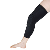 Knee Sleeve Guard Support Brace Sport Compression Calf Running - Close-Up Angle