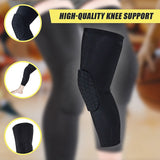 Knee Sleeve Guard Support Brace Sport Compression Calf Running - Low Angle