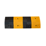 Pair of 1m Long 60T Load Rubber Speed Bump Hump Modular Speed Humps Road Hump - Close-Up Angle