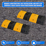 Pair of 1m Long 60T Load Rubber Speed Bump Hump Modular Speed Humps Road Hump - Extra Image
