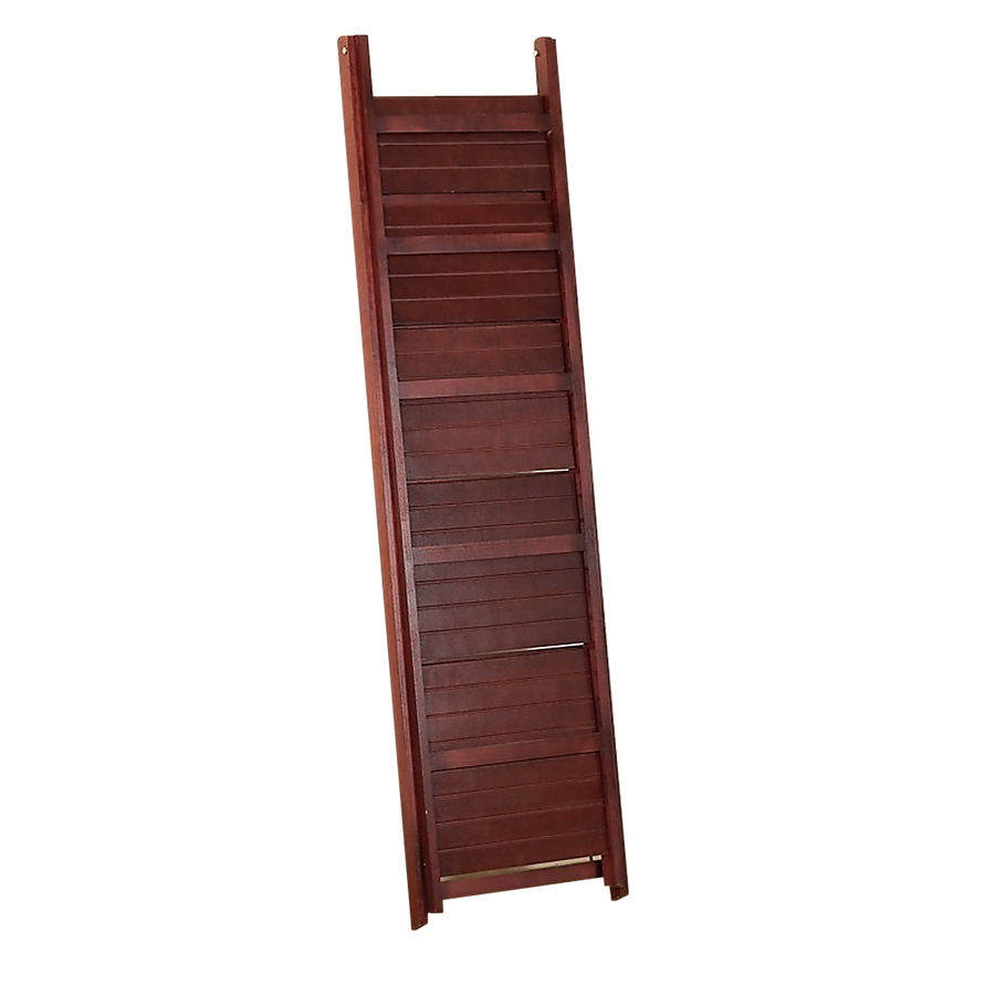 5 Tier Wooden Ladder Shelf Stand Storage Book Shelves Shelving Display Rack, image 4