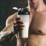 10x 700ml GYM Protein Supplement Drink Blender Mixer Shaker Shake Ball Bottle - Front View