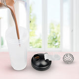 10x 700ml GYM Protein Supplement Drink Blender Mixer Shaker Shake Ball Bottle - 45-Degree Angle