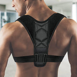 Posture Clavicle Support Corrector Back Straight Shoulders Brace Strap Correct - Front View
