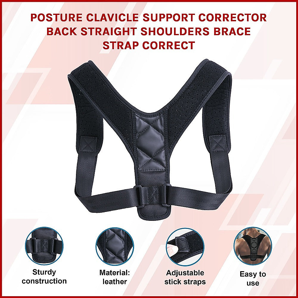 Posture Corrector Clavicle Support Back Straightener Shoulder Brace Strap