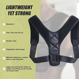 Posture Clavicle Support Corrector Back Straight Shoulders Brace Strap Correct - Low Angle