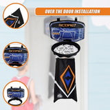 Hamper Basketball Laundry Hoop Hanging Clothes Basket Storage Kids Fun Door Bag - Close-Up Angle