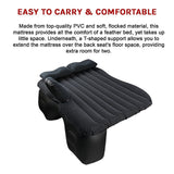Inflatable Car Back Seat Mattress Portable Travel Camping Air Bed Rest Sleeping - Extra Image