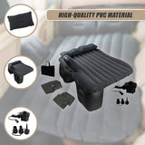 Inflatable Car Back Seat Mattress Portable Travel Camping Air Bed Rest Sleeping - Low Angle