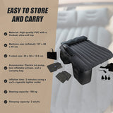 Inflatable Car Back Seat Mattress Portable Travel Camping Air Bed Rest Sleeping - Extra Image