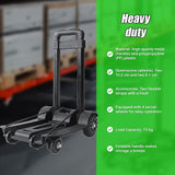Portable Cart Folding Dolly Push Truck Hand Collapsible Trolley Luggage 70Kg - Extra Image