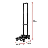 Portable Cart Folding Dolly Push Truck Hand Collapsible Trolley Luggage 70Kg - Extra Image