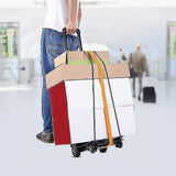 Portable Cart Folding Dolly Push Truck Hand Collapsible Trolley Luggage 70Kg - Front View