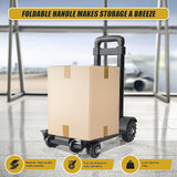 Portable Cart Folding Dolly Push Truck Hand Collapsible Trolley Luggage 70Kg - Extra Image