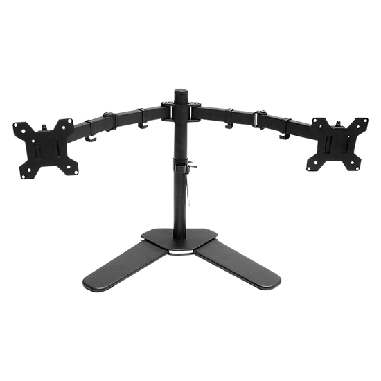 13-27 Dual Screen Monitor Stand TV Bracket Computer Display Desk Mount Holder