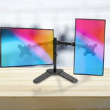 13-27 Dual Screen Monitor Stand TV Bracket Computer Display Desk Mount Holder