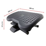 Footrest Under Desk Foot / Leg Rest for Office Chair Ergonomic Computer Plastic - Low Angle