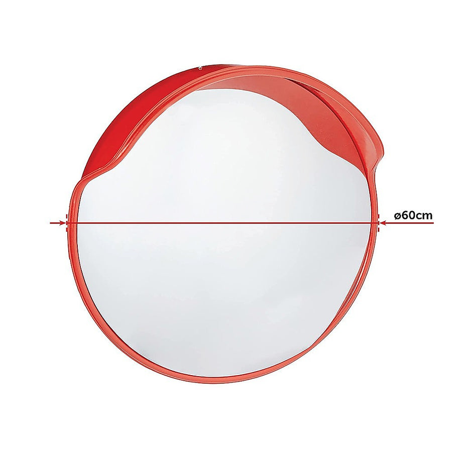 60cm Round Convex Mirror Blind Spot Safety Traffic Driveway Shop Wide Angle, image 13
