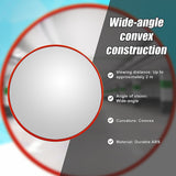 60cm Wide Angle Security Curved Convex Road Safety Mirror Traffic Driveway - Low Angle