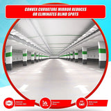 60cm Wide Angle Security Curved Convex Road Safety Mirror Traffic Driveway - Extra Image