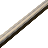 Adjustable Semi Frameless Shower Screen (74~82) x 195cm Australian Safety Glass - 45-Degree Angle