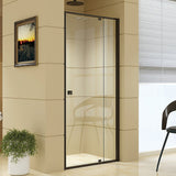 Adjustable Semi Frameless Shower Screen (82~90) x 195cm Australian Safety Glass - Front View