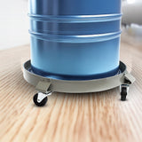 Drum Dolly 450kg 55 Gallon w Swivel Casters Heavy Duty Steel Frame Non Tipping - Front View