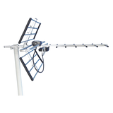 Digital TV Outdoor Antenna Aerial UHF VHF FM Signal Booster HD - 45-Degree Angle