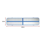 6m Inflatable Air Track Gym Mat Airtrack Tumbling Gymnastics Tumbling with Pump - Extra Image