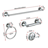 4 Piece Towel Bar Set Bath Accessories Bathroom Hardware - Extra Image