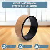 Yoga Pilates Wheel Cork Circle Prop Back Chest Hips Abdomen Stretch Roller - Extra Image