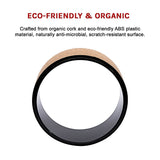 Yoga Pilates Wheel Cork Circle Prop Back Chest Hips Abdomen Stretch Roller - Extra Image