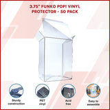 3.75 Funko Pop! Vinyl Protector - 50 Pack - Side View