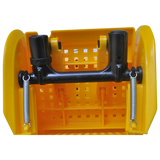 20L Deluxe Mop Wringer Bucket Side Press Janitor Commercial Cleaning - Close-Up Angle