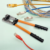 6-50 mm2 Wire Crimper Cable Crimp Electric Tube Crimping Hand Tool Battery Lug - Front View