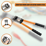 6-50 mm2 Wire Crimper Cable Crimp Electric Tube Crimping Hand Tool Battery Lug - Extra Image