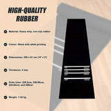 300cm Professional Rubber Darts Mat Home Pub Bar Floor Protector With Throw Line For Accurate Play - Extra Image