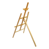 Pine Wood Easel Artist Art Display Painting Shop Tripod Stand Wedding - Side View