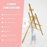 Pine Wood Easel Artist Art Display Painting Shop Tripod Stand Wedding - 45-Degree Angle