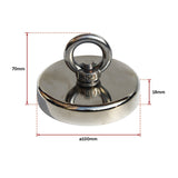 400Kg Salvage Strong Recovery Magnet Neodymium Hook Treasure Hunting Fishing - Extra Image