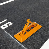 Fold Down Vehicle Security Car Parking Spot Lock Safety Bollard Barrier - Front View