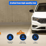 Fold Down Vehicle Security Car Parking Spot Lock Safety Bollard Barrier - 45-Degree Angle
