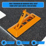 Fold Down Vehicle Security Car Parking Spot Lock Safety Bollard Barrier - Extra Image