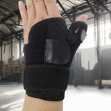 Thumb Stabiliser Brace Support Strap Splint Arthritic Sports - Rear View