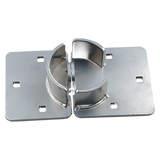Van Door Lock With Brackets - Heavy Duty Security Vehicle Hasp Padlock - Rear View